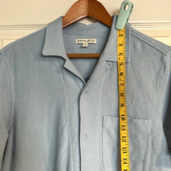 Frye & Co Men’s Herringbone Button Up Shirt - Picture 7 of 7